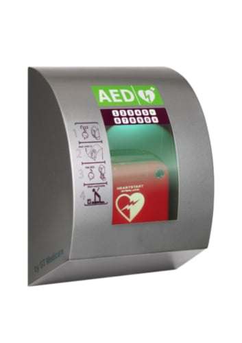 SixCase AED Boîtier extérieur avec code PIN (gris) 